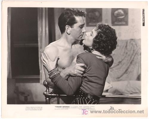 Cinema: FCJ 1464 RICHARD CONTE VALENTINA CORTESE MERCADO DE LADRONES FOTO ORIGINAL B/N AMERICANA