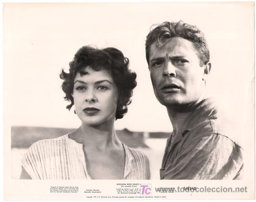 Cinema: FCJ 13679D ELEONORA ROSSI DRAGO MARCELLO MASTROIANNI SENSUALITA FOTO ORIGINAL B/N AMERICANA