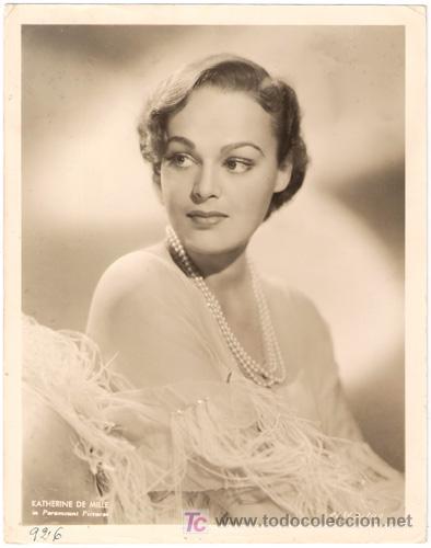 Cinema: FCJ 12192d KATHERINE DEMILLE PARAMOUNT FOTO ORIGINAL B/N AMERICANA