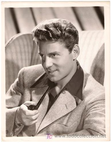 Cinema: FCJ 12195D JEAN PIERRE AUMONT FOTO ORIGINAL B/N AMERICANA