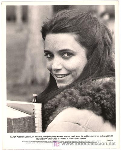 Cinema: FCJ 1538 KAREN ALLEN PEQUE&Ntilde;O CIRCULO DE AMIGOS FOTO ORIGINAL B/N AMERICANA