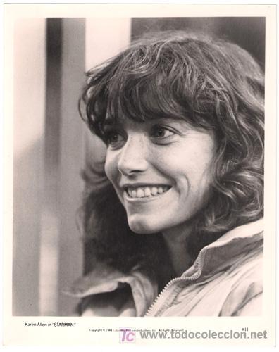 Cinema: FCJ 1541 KAREN ALLEN STARMAN FOTO ORIGINAL B/N AMERICANA