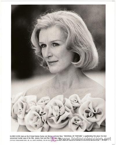 Cinema: FCJ 1550 GLENN CLOSE EL MISTERIO VON BULOW FOTO ORIGINAL B/N AMERICANA