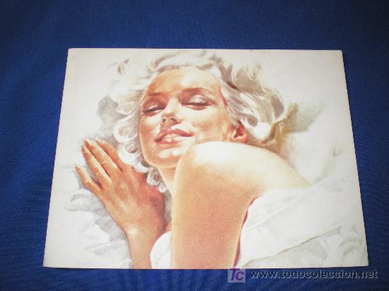 Cine: CARTEL ACTRICES - MARILYN MONROE - MEDIDAS 18,5 X 24 CMS.