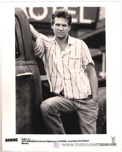 Kino: FCJ 1667 JEFF BRIDGES NADINE FOTO ORIGINAL B/N AMERICANA