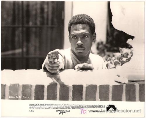 Kino: FCJ 1796 EDDIE MURPHY SUPERDETECTIVE EN HOLLYWOOD FOTO B/N ORIGINAL AMERICANA