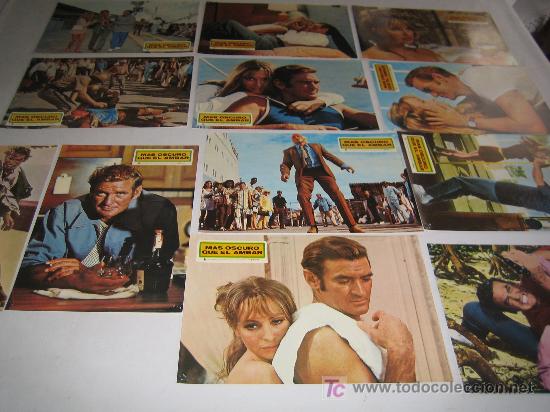 Cine: mas oscuro que el ambar - coleccion 12 fotocromos de estreno - rod taylor