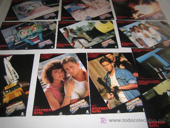 Cine: maximum overdrive - stephen king - coleccion 11 fotocromos de estreno emilio estevez