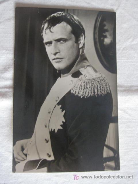 Cine: POSTAL  FOTOGRAFICA  MARLON BRANDO
