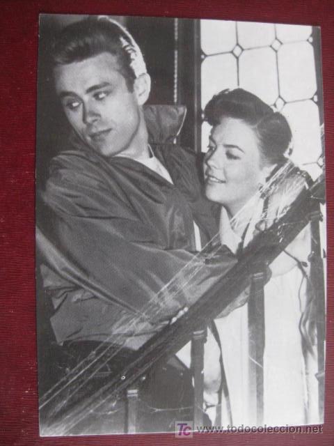 Cine: POSTAL  FOTOGRAFICA   JAMES DEAN Y NATALIE WOOD