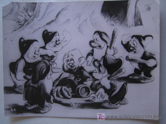 Cine: Blancanieves y los siete enanitos - walt disney - foto original