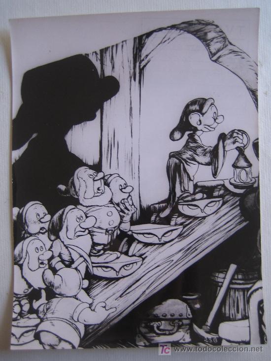 Cine: Blancanieves y los siete enanitos - walt disney - foto original