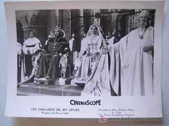 Cine: Los caballeros del rey arturo - mel ferrer - ava gardner - foto original estreno