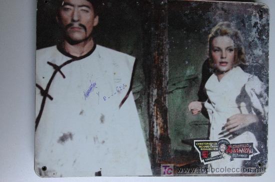 Cine: el castillo de fu manchu - jesus franco - christopher lee - 1 fotocromo original acartonado