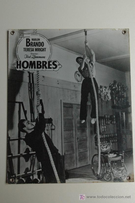 Cine: hombres - marlon brando - 1 fotocromo acartonado