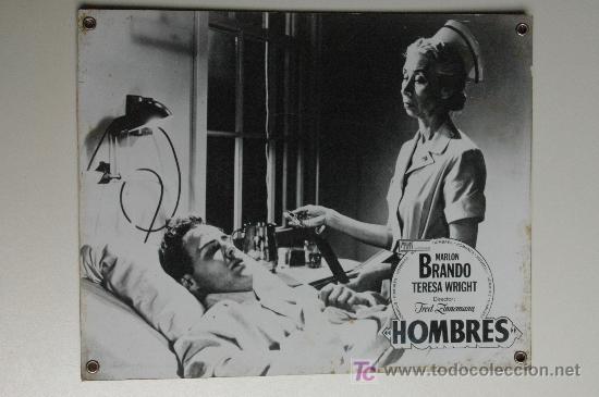 Cine: hombres - marlon brando - 1 fotocromo acartonado