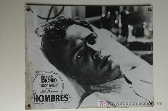 Cine: hombres - marlon brando - 1 fotocromo acartonado