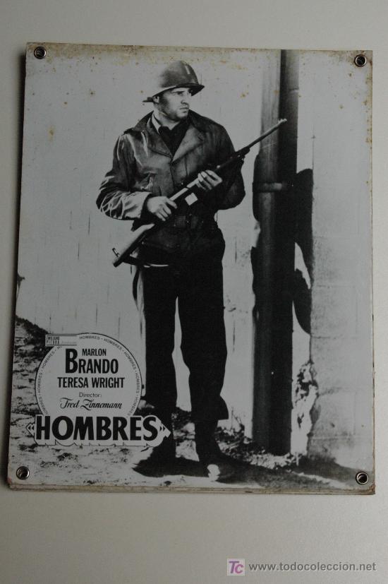 Cine: hombres - marlon brando - 1 fotocromo acartonado