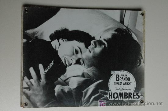 Cine: hombres - marlon brando - 1 fotocromo acartonado