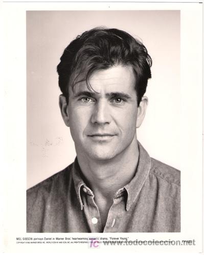 Kino: FCJ 2045 MEL GIBSON ETERNAMENTE JOVEN FOTO ORIGINAL B/N AMERICANA