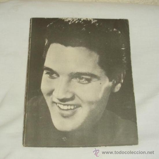Cine: FOTO-FICHA DE ELVIS PRESLEY,OBSEQUIO DE CLARO DE LUNA
