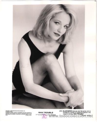 Kino: FCJ 2074 ELLEN BARKIN ELLA NUNCA SE NIEGA FOTO ORIGINAL B/N AMERICANA