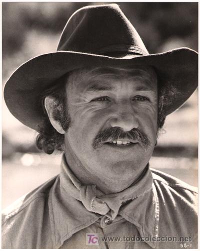 Cine: FCJ 2148 GENE HACKMAN MUERDE LA BALA FOTO ORIGINAL B/N AMERICANA