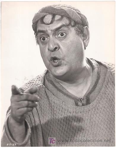 Kino: FCJ 2169 ZERO MOSTEL GOLFUS DE ROMA FOTO ORIGINAL B/N AMERICANA