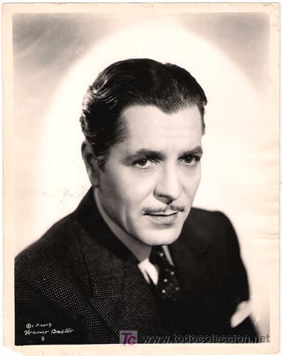 Cinema: FCJ 11420d WARNER BAXTER FOTO ORIGINAL B/N AMERICANA