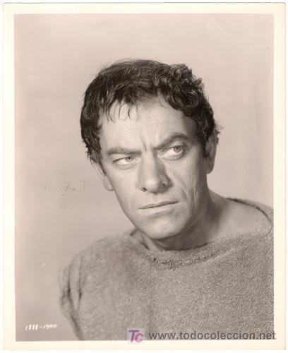 Cin&eacute;ma: FCJ 12222D JOHN IRELAND ESPARTACO FOTO ORIGINAL B/N AMERICANA