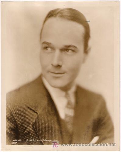 Cine: FCJ 11801D WILLIAM HAINES FOTO ORIGINAL B/N AMERICANA