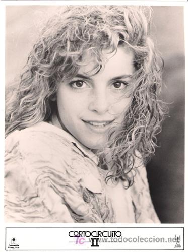 Cin&eacute;ma: FCJ 2461 CYNTHIA GIBB CORTOCIRCUITO 2 FOTO ORIGINAL B/N ESPA&Ntilde;OLA