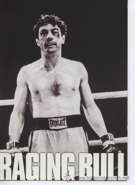 Cine: POSTAL DE CINE ++ ROBERT DE NIRO ++ RAGING BULL