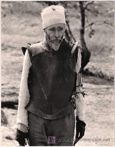 Cin&eacute;ma: FCJ 2549 PETER O'TOOLE EL HOMBRE DE LA MANCHA DON QUIJOTE CERVANTES FOTO B/N ORIGINAL AMERICANA