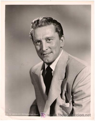 Cin&eacute;ma: FCJ 12310D KIRK DOUGLAS FOTO B/N ORIGINAL AMERICANA