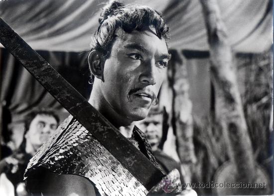 Cin&eacute;ma: (FOTO ORIGINAL DE ANTHONY QUINN) DE LA PELICULA HOMBRE O DEMONIO CON SOPHIA LOREN