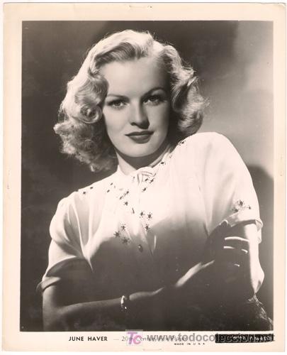 Cin&eacute;ma: FCJ 12342D JUNE HAVER FOTO B/N ORIGINAL AMERICANA