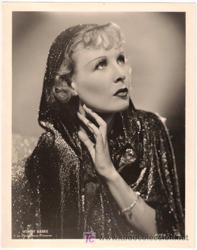 Kino: FCJ 12360D WENDY BARRIE FOTO B/N ORIGINAL AMERICANA