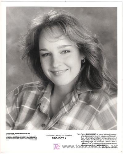 Cin&eacute;ma: FCJ 2859 HELEN HUNT PROYECTO X FOTO B/N ORIGINAL AMERICANA