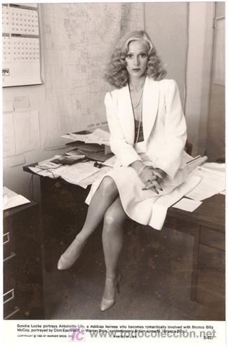 Kino: FCJ 2864 SONDRA LOCKE BRONCO BILLY FOTO B/N ORIGINAL AMERICANA