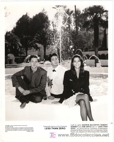 Cin&eacute;ma: FCJ 2882 ANDREW MCCARTHY JAMI GERTZ ROBERT DOWNEY JR. GOLPE SUE&Ntilde;O AMERICANO FOTO B/N ORIG AMERICANA