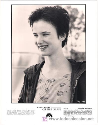 Kino: FCJ 2907 JULIETTE LEWIS A QUIEN AMA GILBERT GRAPE FOTO B/N ORIGINAL AMERICANA