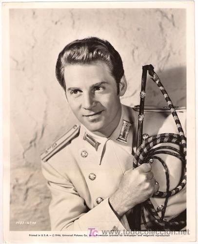 Cine: FCJ 12393D JEAN-PIERRE AUMONT SCHERAZADE MARRUECOS FOTO B/N ORIGINAL AMERICANA