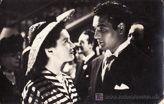 Cine: POSTAL JORGE MIRTALL Y SARA MONTIEL PCA352