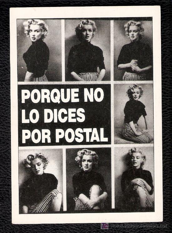 Cine: POSTAL DE MARILYN MONROE