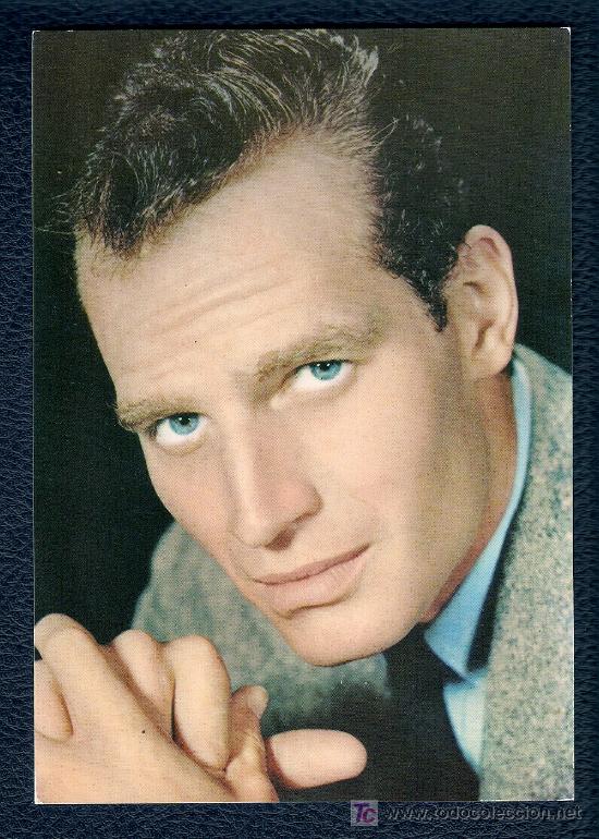 Cine: POSTAL DE CHARLTON HESTON - ROTALCOLOR N&ordm; 52, ITALIA