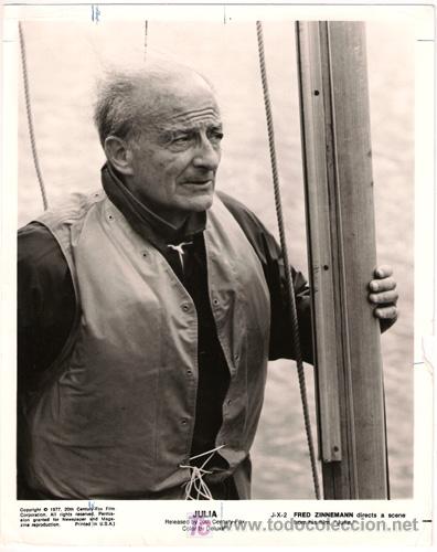 Cinema: FCJ 11592d FRED ZINNEMANN DIRECTOR JULIA FOTO B/N ORIGINAL AMERICANA