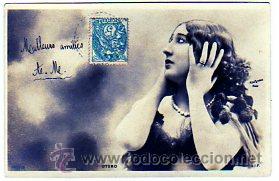 Cinema: Cupletista. La bella Otero. Reverso sin dividir. circulada.