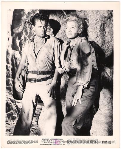 Cine: FCJ 3175 GLENN FORD ANN SHERIDAN CITA EN HONDURAS FOTO B/N ORIGINAL AMERICANA