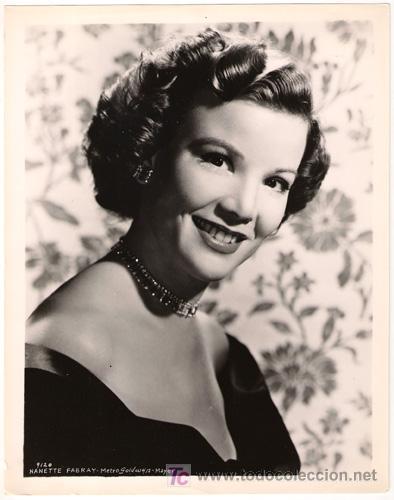 Cin&eacute;ma: FCJ 12405D NANETTE FABRAY FOTO B/N ORIGINAL AMERICANA